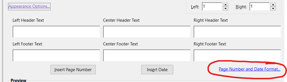 Page Format